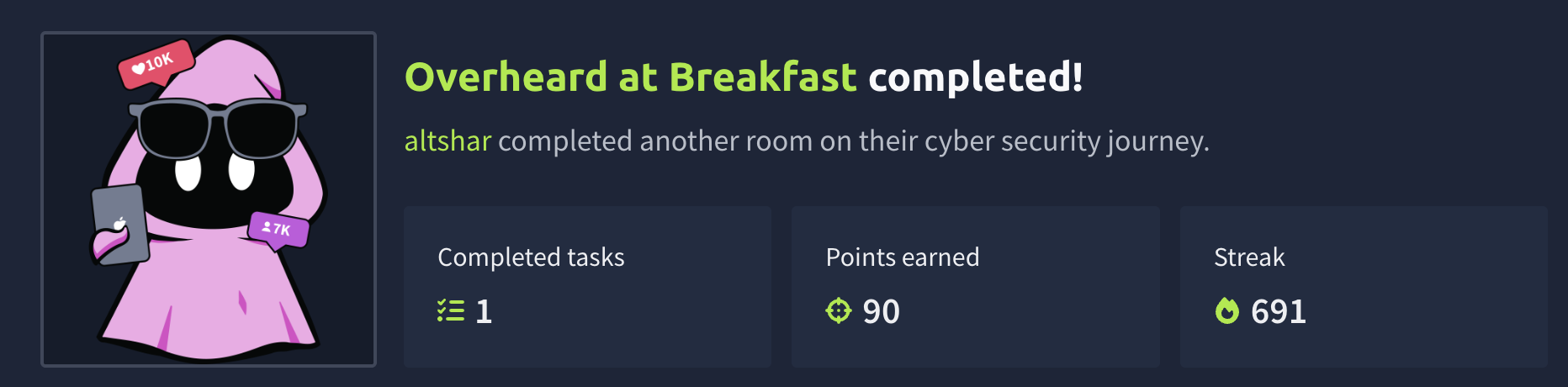 Overheard at Breakfast: OSINT - image x Gmail x Gravatar profile & Base64  (TryHackMe)