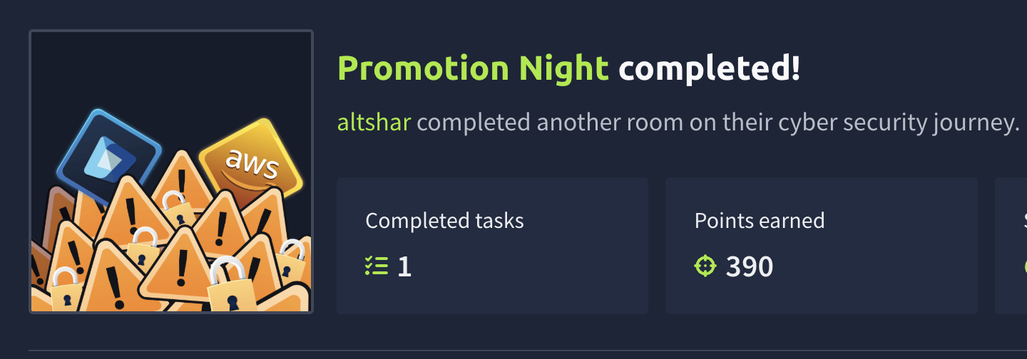 Promotion Night: Splunk (TryHackMe)