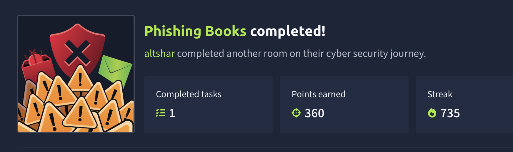 Phishing Books: Phishing Email & Virus Total (TryHackMe)