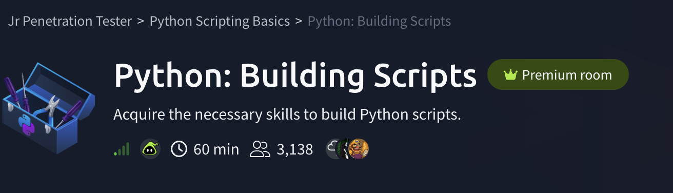 Python: Building Scripts
