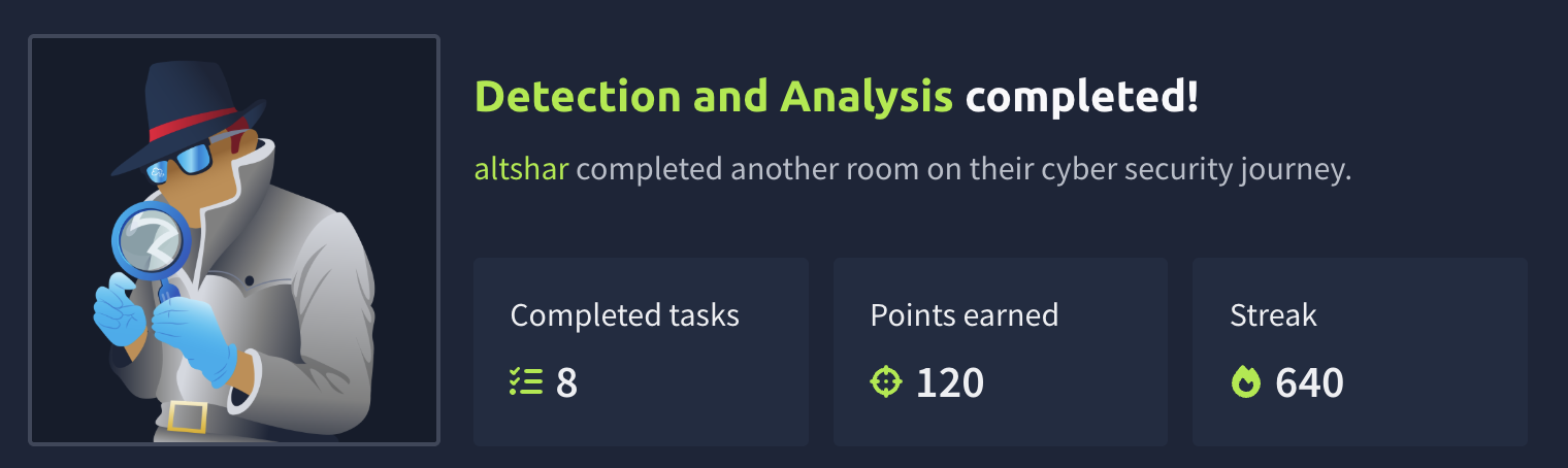 Detection and Analysis (TryHackMe)