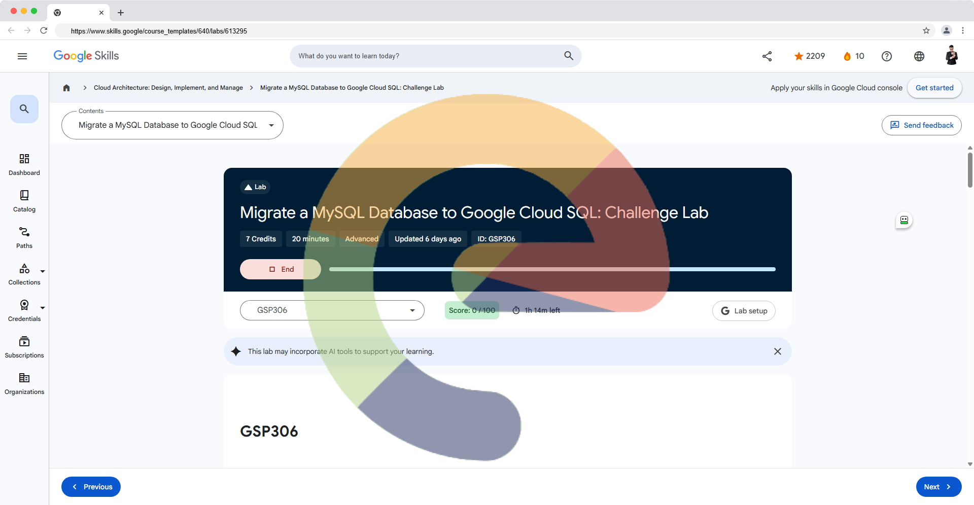 Migrate a MySQL Database to Google Cloud SQL: Challenge Lab - GSP306