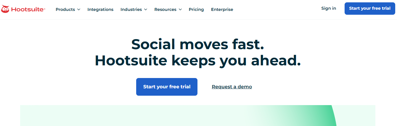 Social Media Marketing and Management Tool | Hootsuite & Best AISO