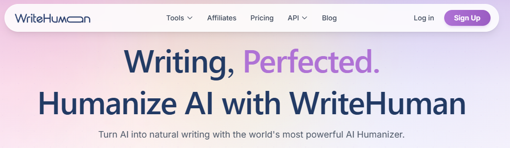 WriteHuman AI Humanizer Tool: Humanize AI Text on Best AISO