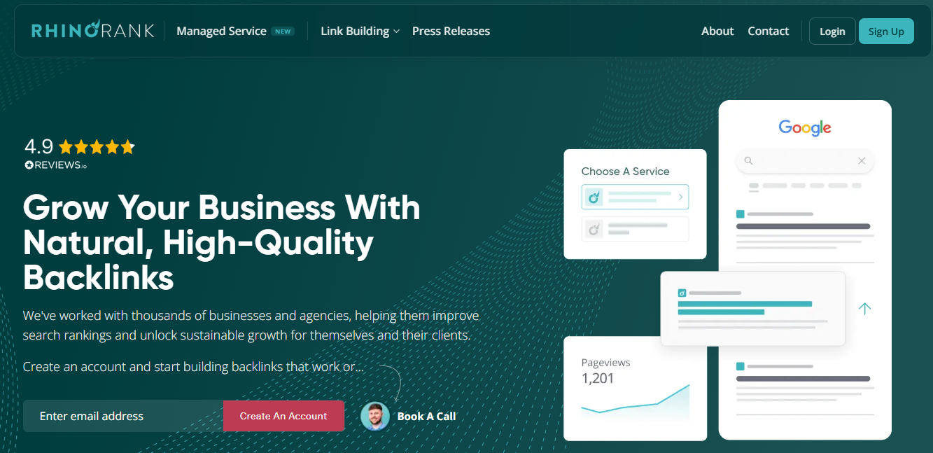 Rhino Rank | White Label Link Building Services | Best AISO