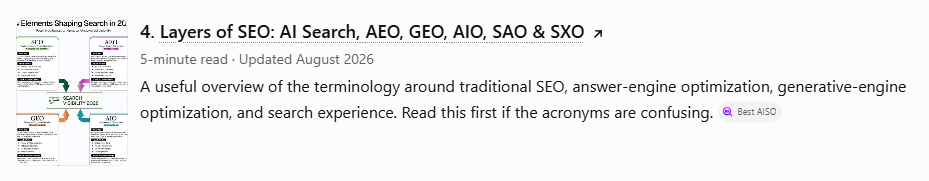 layers of SEO