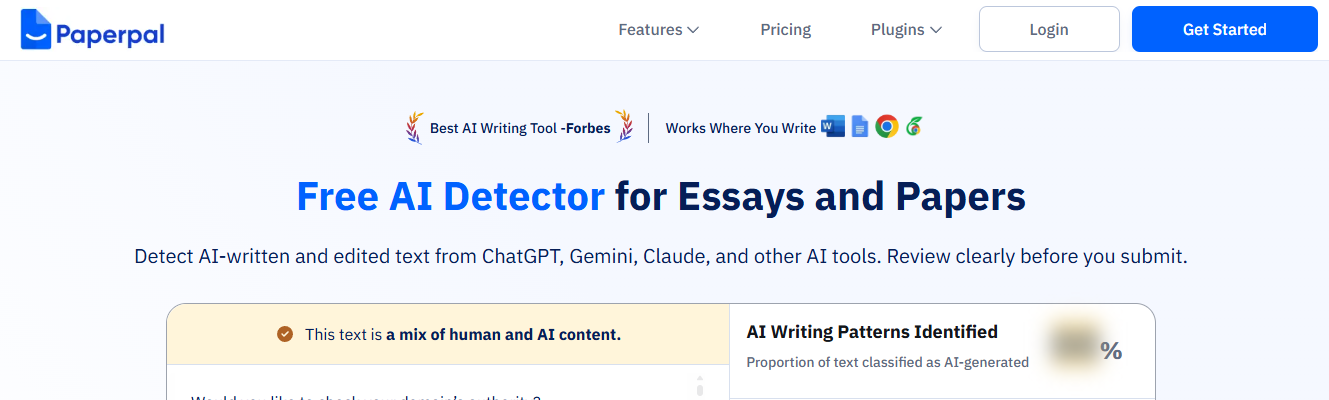 Free AI Detector for Essays and Papers on Best AISO