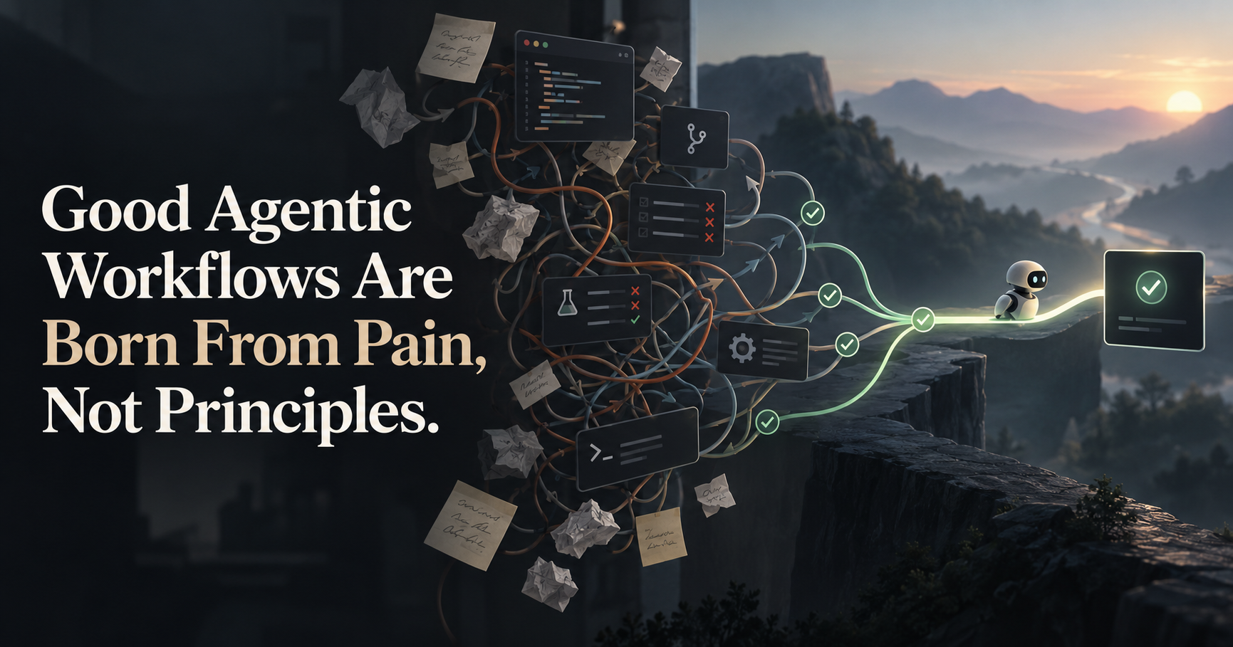 Good Agentic Workflows Are Born From Pain, Not Principles