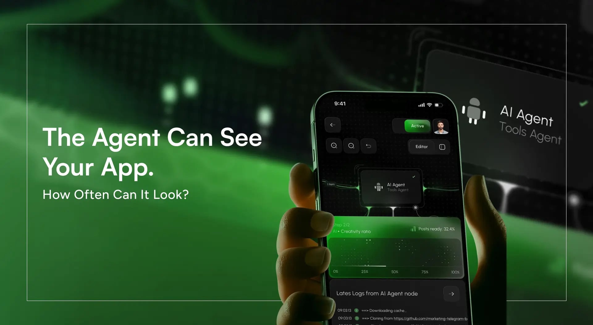 The Agent Can See Your App. How Often Can It Look?