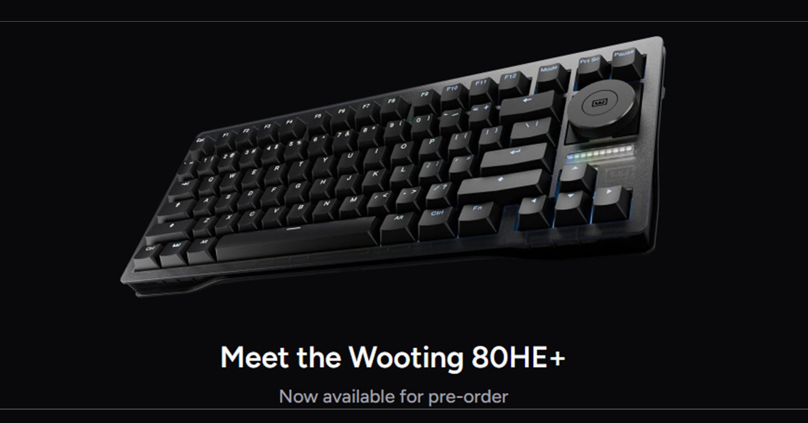 Wooting 80HE+ Is In Pre-Order
