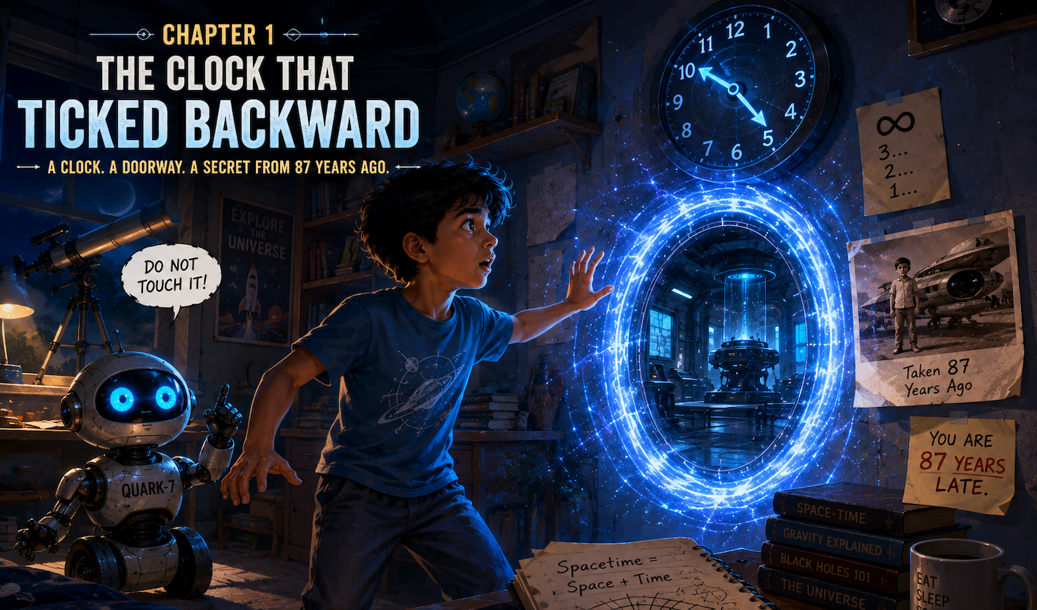 I - THE CLOCK THAT TICKED BACKWARD
