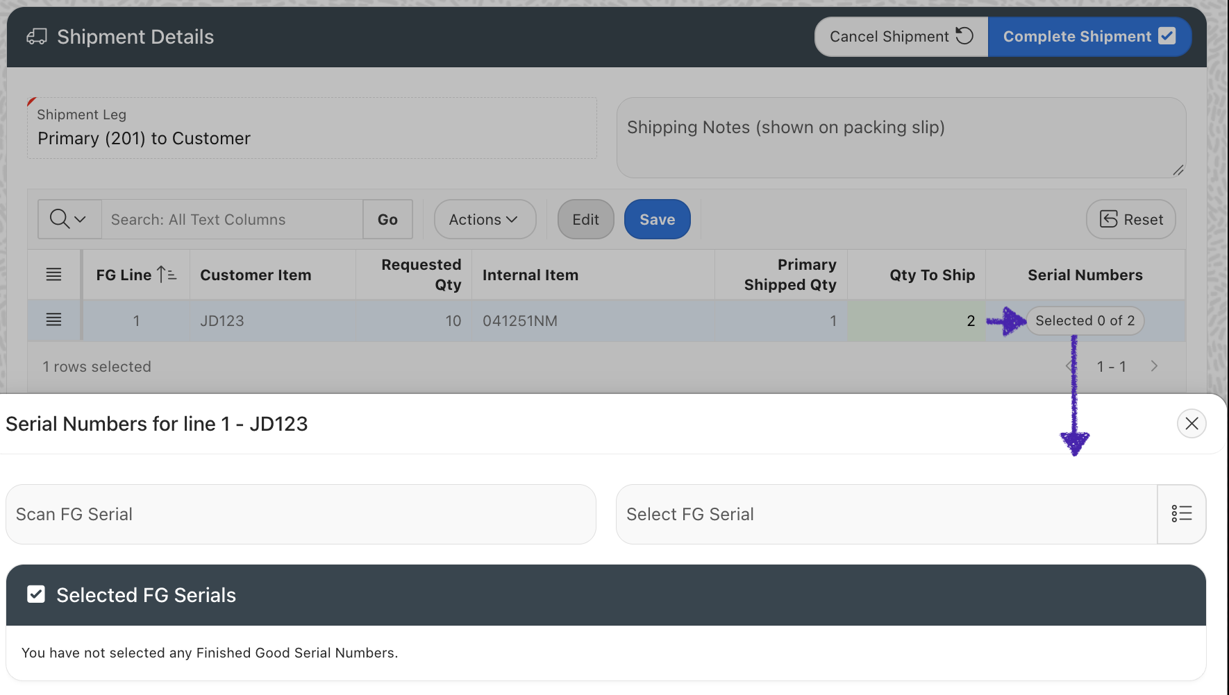 Running Page with Interactive Grid