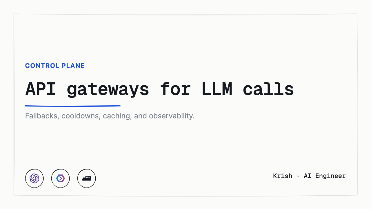 API gateways for LLM calls