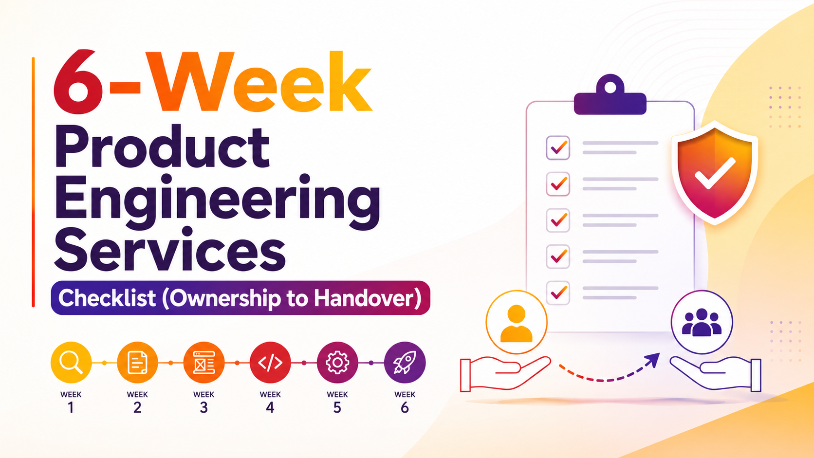 6-Week Product Engineering Services Checklist: From Ownership to Handover
