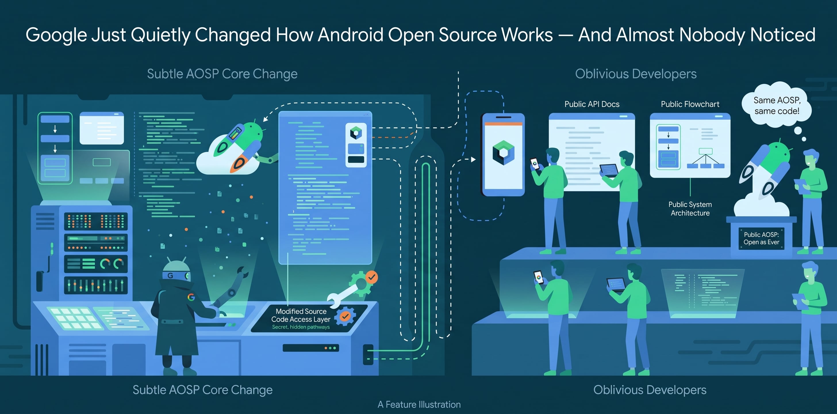 Google Just Quietly Changed How Android Open Source Works , And Almost Nobody Noticed