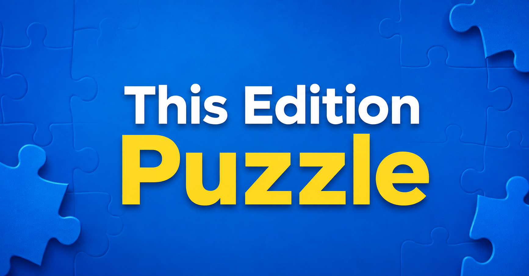 This Edition Puzzle