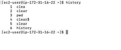 history output