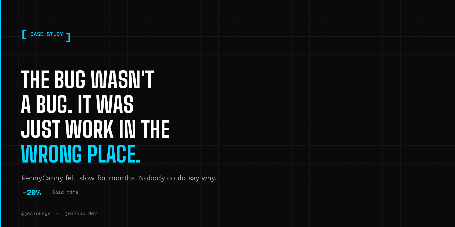 The Bug Wasn't a Bug. It Was Just Work in the Wrong Place.