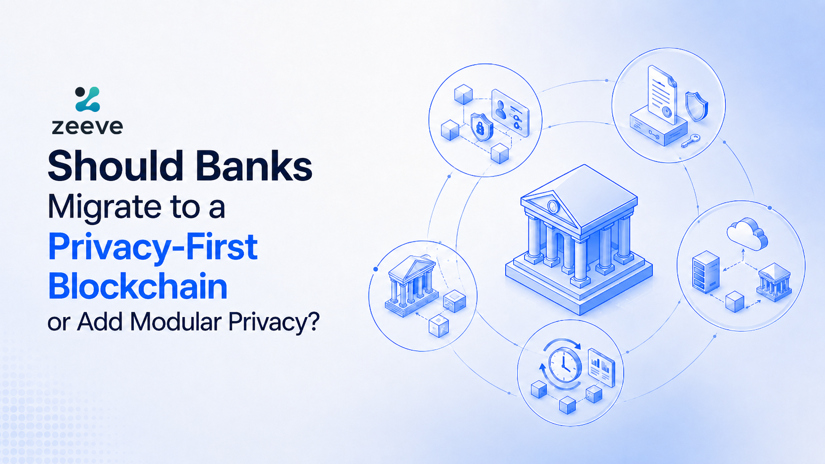 Should Banks Migrate to a Privacy-First Blockchain or Add Modular Privacy?