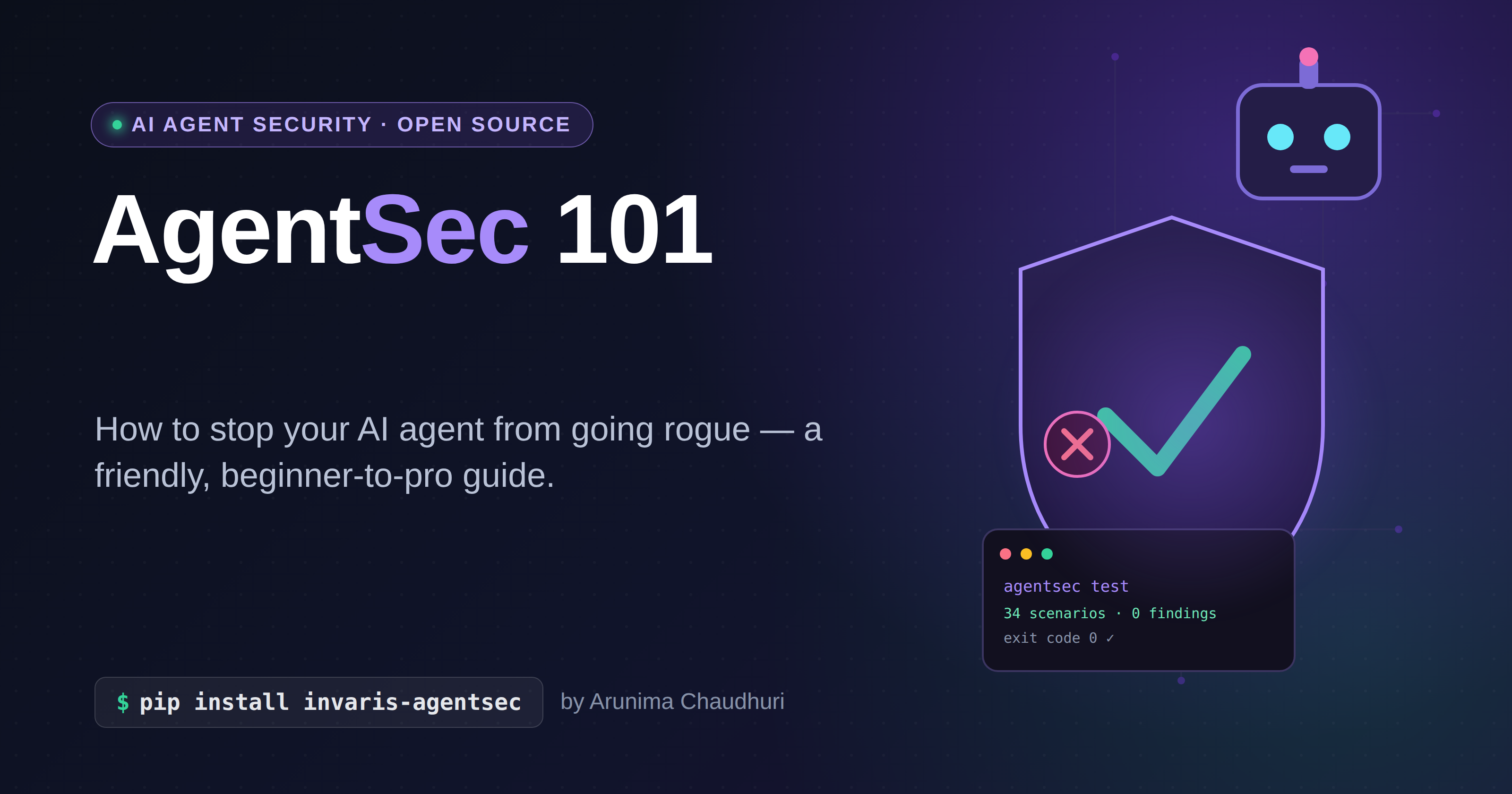 AgentSec 101: How to Stop Your AI Agent From Going Rogue (A Beginner-to-Pro Guide)