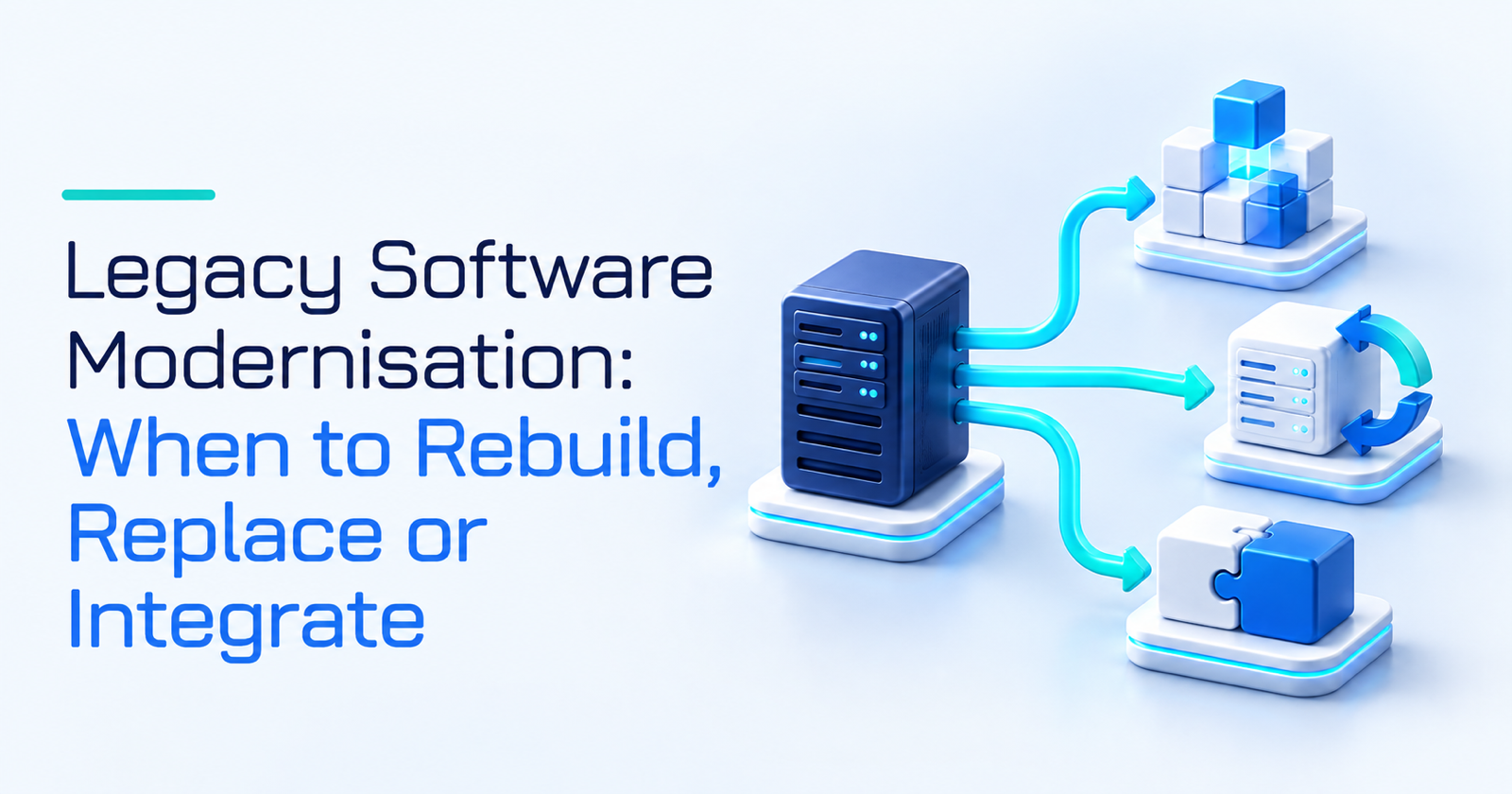 Legacy Software Modernisation: When to Rebuild, Replace or Integrate