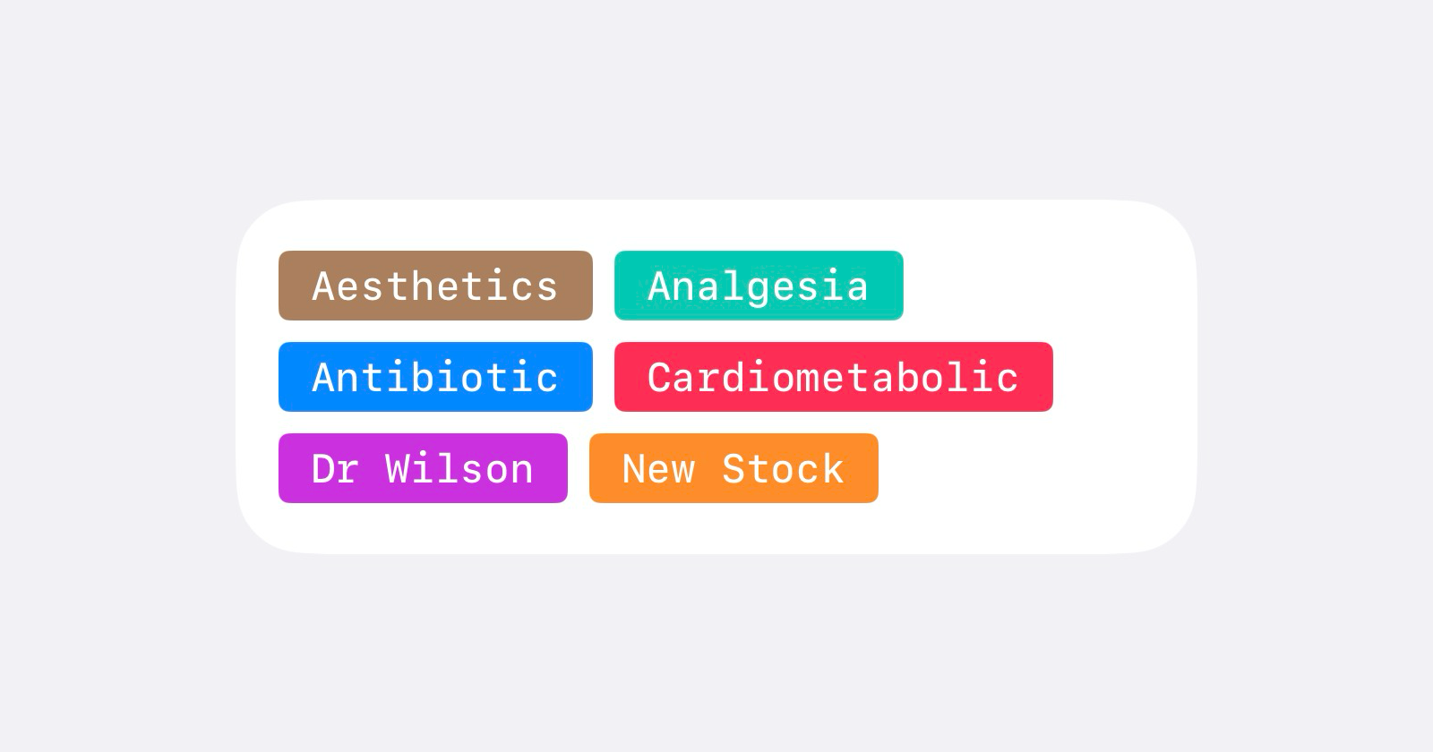 Tags and Search Filters