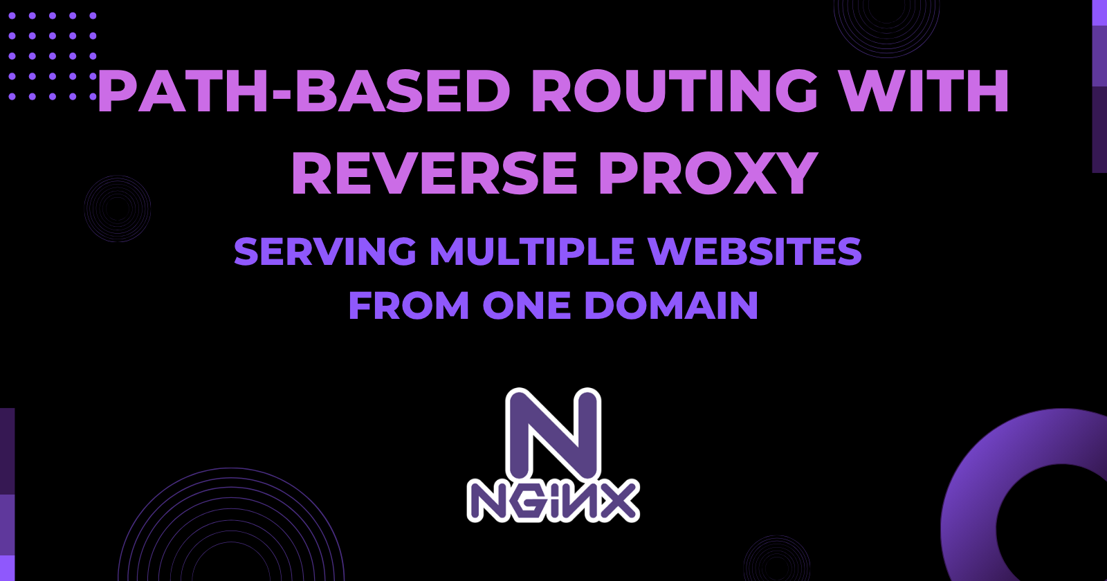 Path-Based Routing with Reverse Proxy: Serving Multiple Websites from One Domain