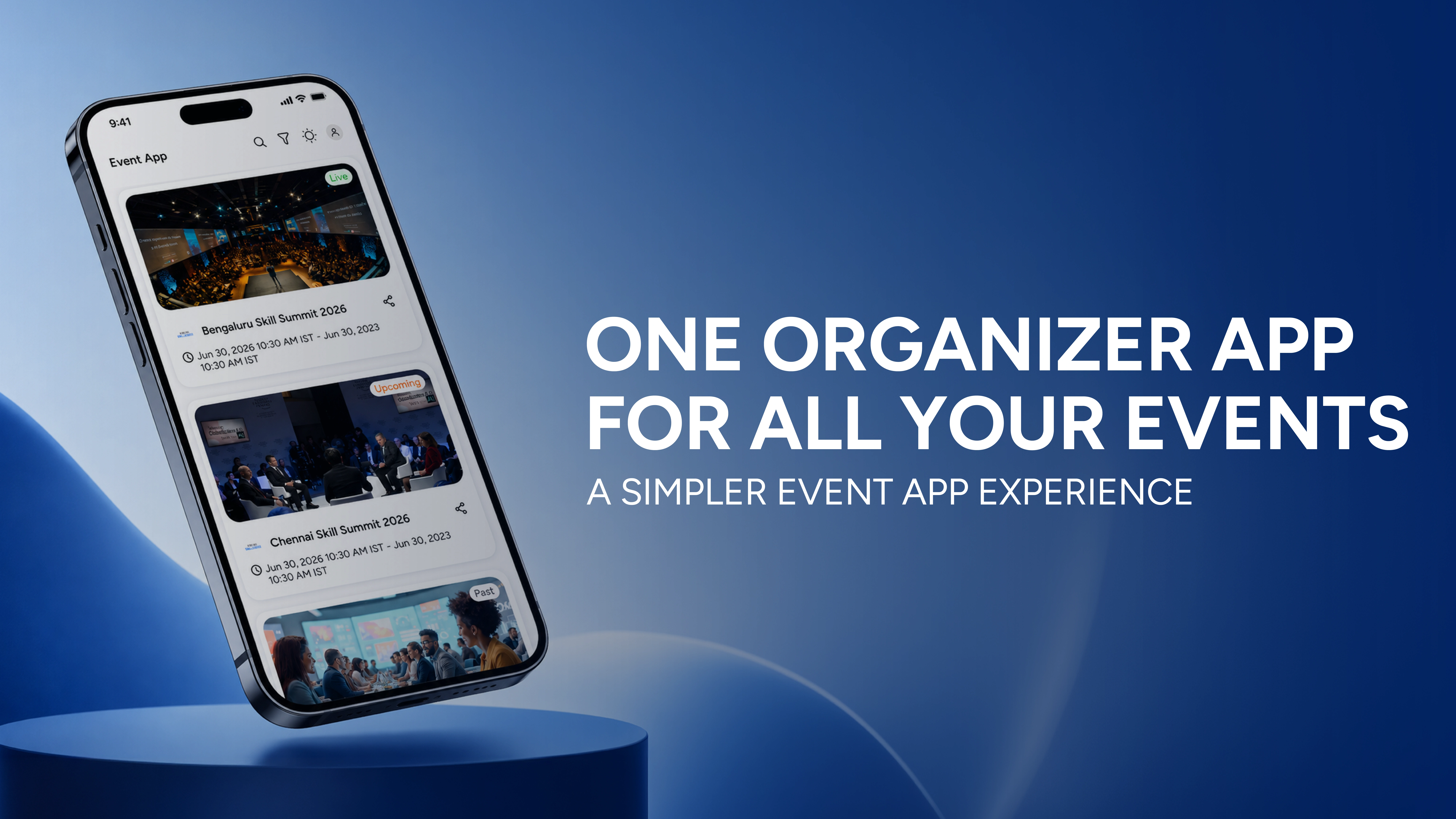 One Organizer App for All Your Events: A Simpler Event App Experience