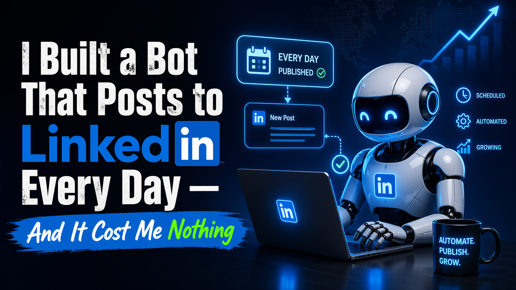 Discussion on "I Built a Bot That Posts to LinkedIn Every Day — And It ...