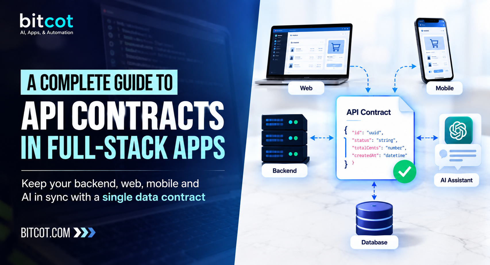 Full-Stack Architecture: One API Contract for Web, Mobile, and AI