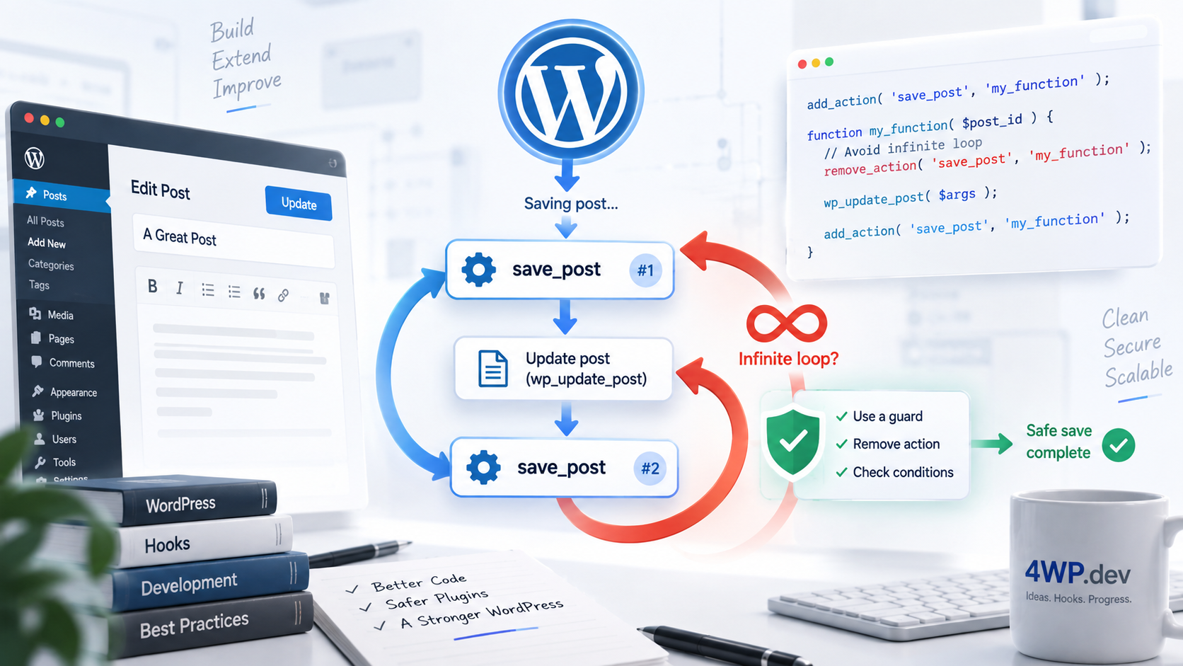 A Hook That Fires Twice — and How Not to Trigger an Infinite Loop When Saving a Post