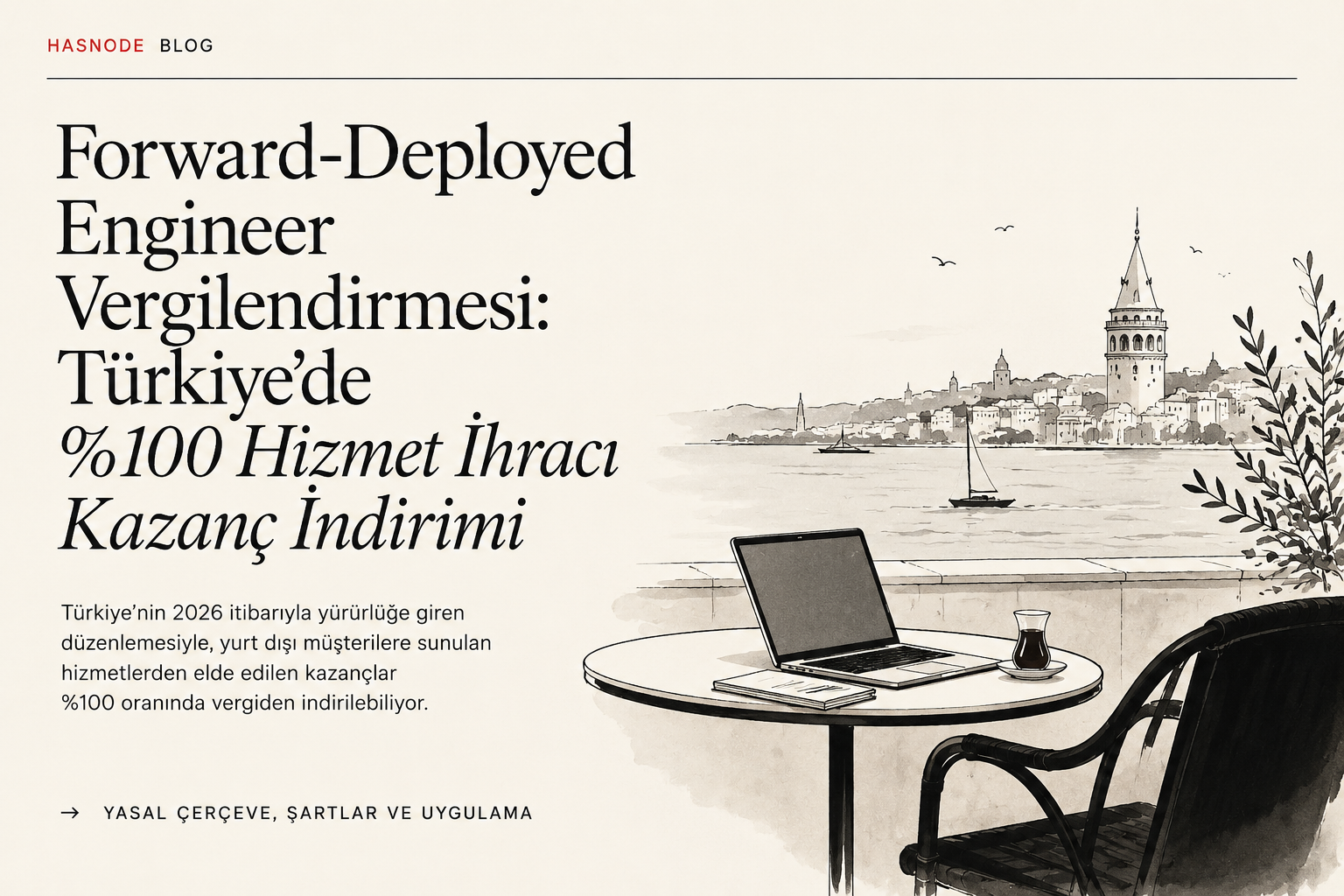 Forward-Deployed Engineer Vergilendirmesi: Türkiye’de %100 Hizmet İhracı Kazanç İndirimi