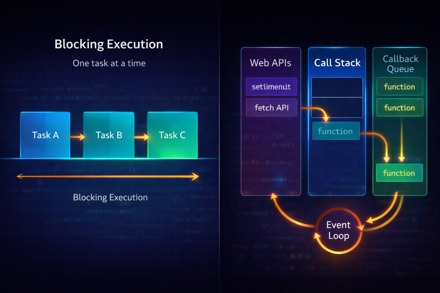 Synchronous vs Asynchronous in JavaScript