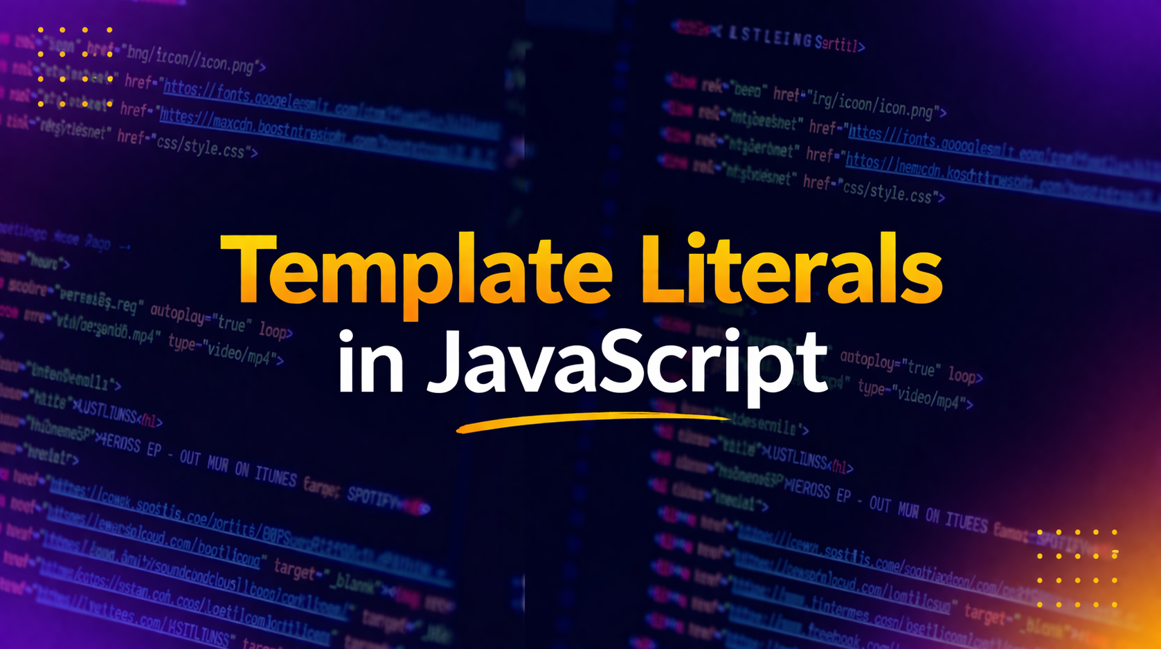 Template Literals in JavaScript