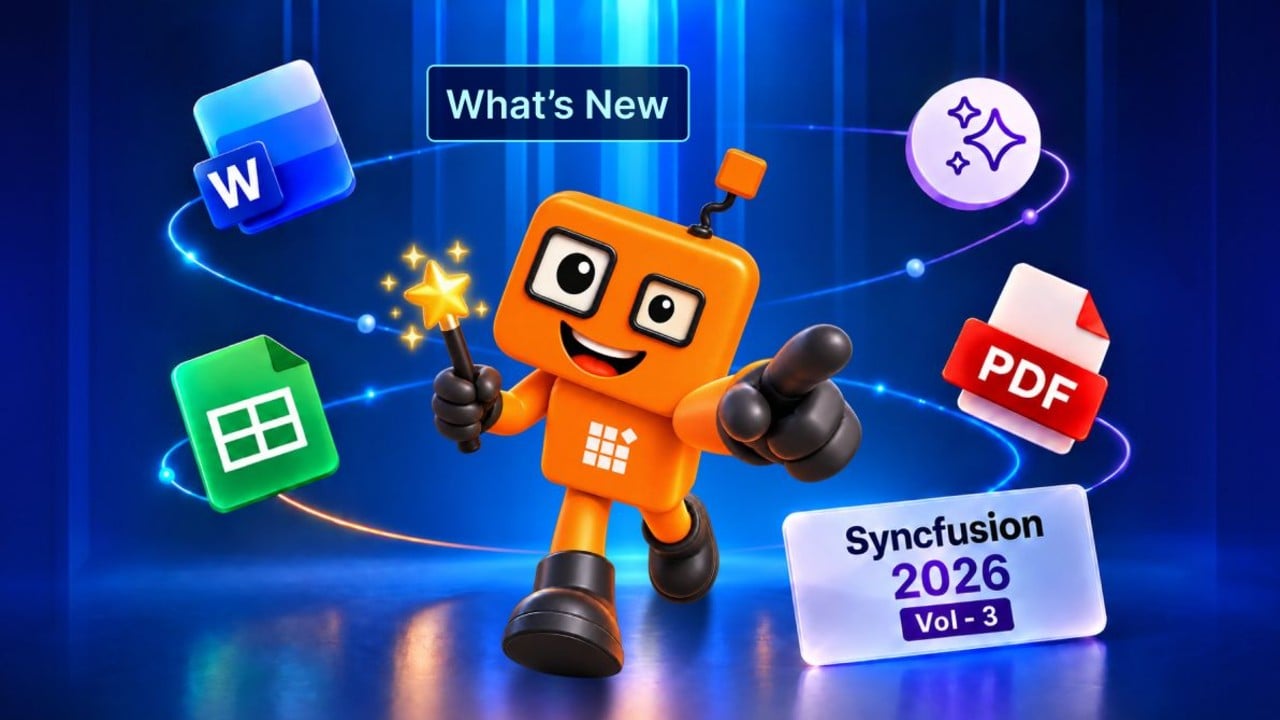 Struggling with Complex Document Tasks? Explore Syncfusion Essential Studio 2026 Volume 3