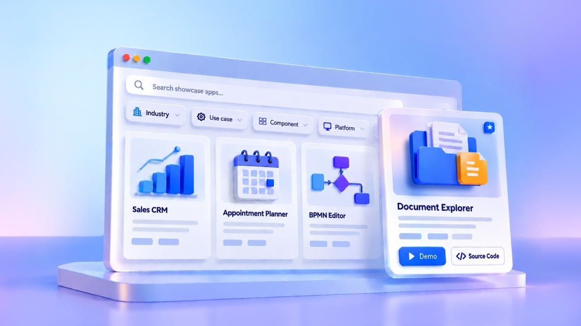 Explore the Syncfusion Showcase App Browser: Discover Application Examples