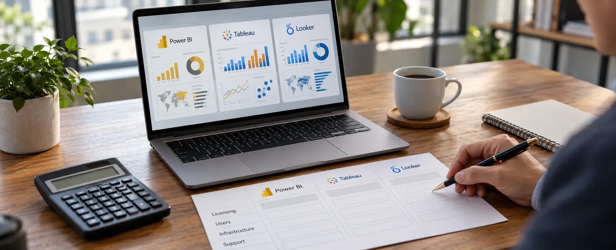 How Much Do Power BI, Tableau, and Looker Cost?