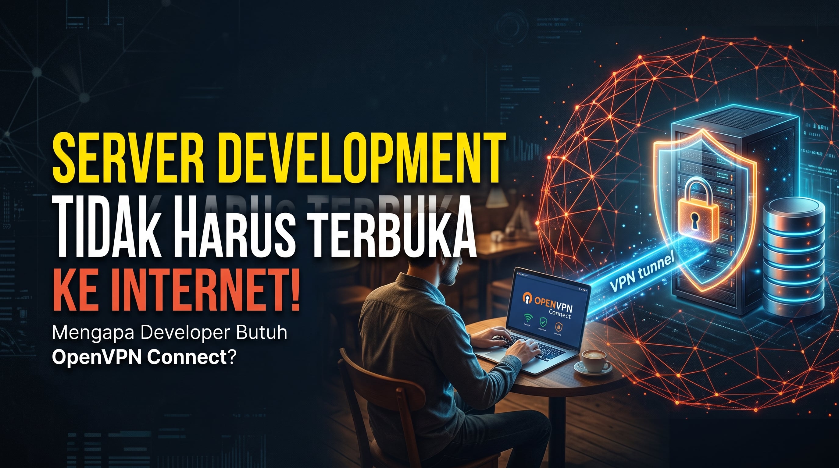 Server Development Tidak Harus Terbuka ke Internet: Mengapa Developer Perlu Memahami OpenVPN Connect?
