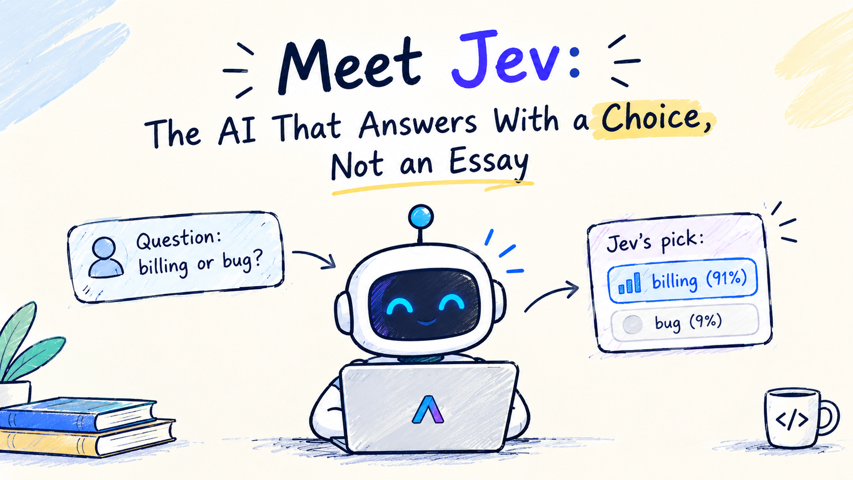 Meet Jev: The AI That Answers With a Choice, Not an Essay