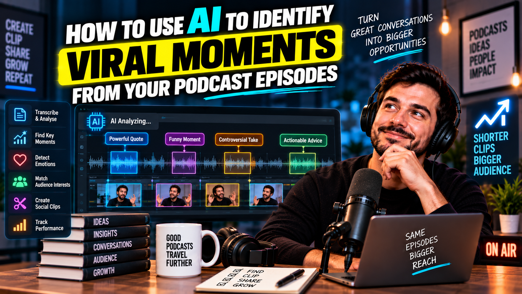 How to Use AI to Identify Viral Moment From Your Podcast Episode