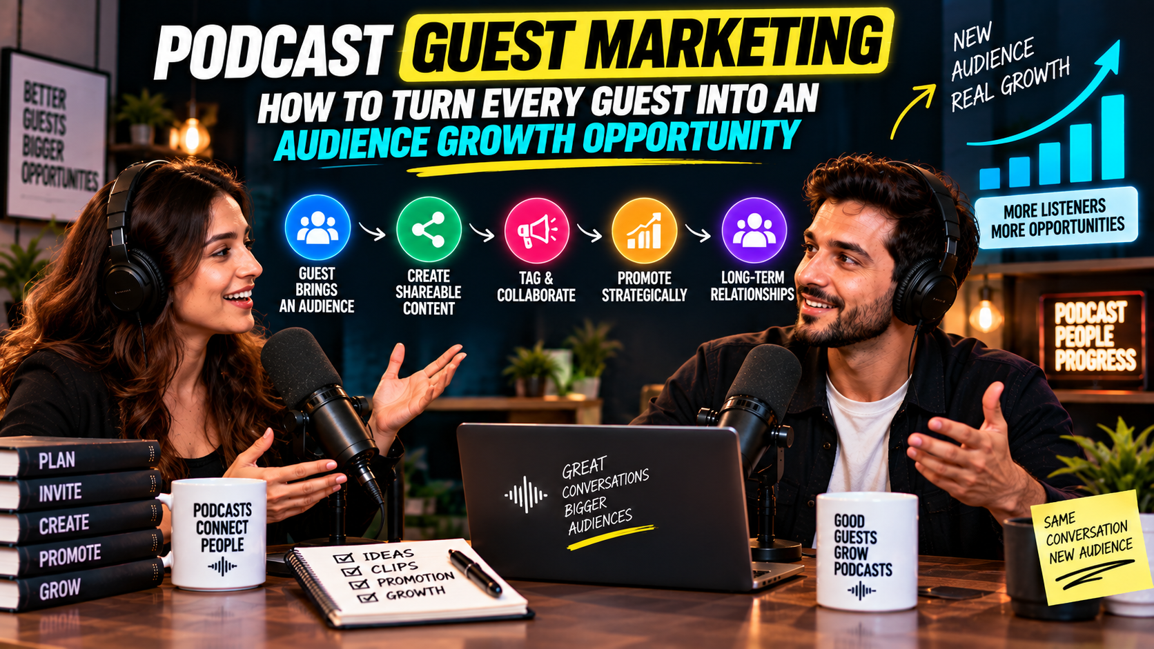 Podcast Guest Marketing: How to Turn Every Guest Into an Audience Growth Opportunity
