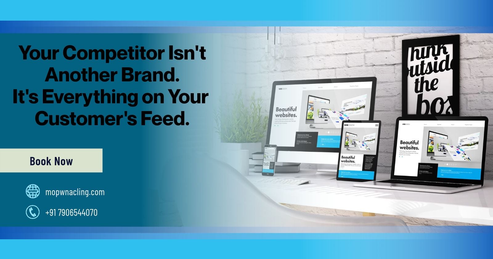Your Competitor Isn't Another Brand. It's Everything on Your Customer's Feed.

