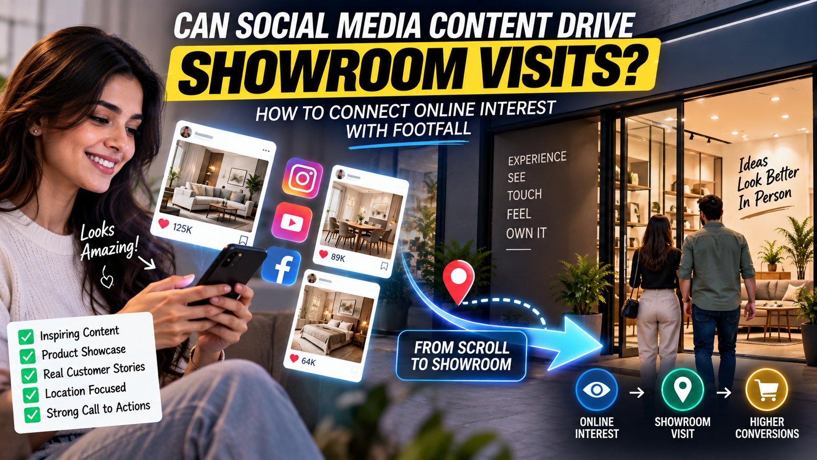 Can Social Media Content Drive Showroom Visits? How to Connect Online Interest with Footfall