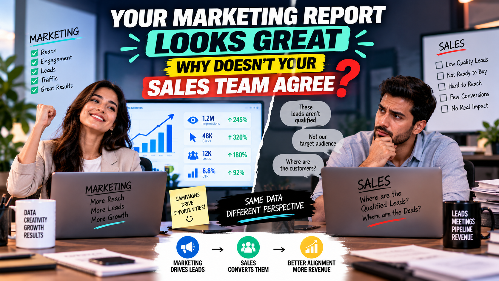 Your Marketing Report Looks Great—Why Does not Your Sale Team Agree