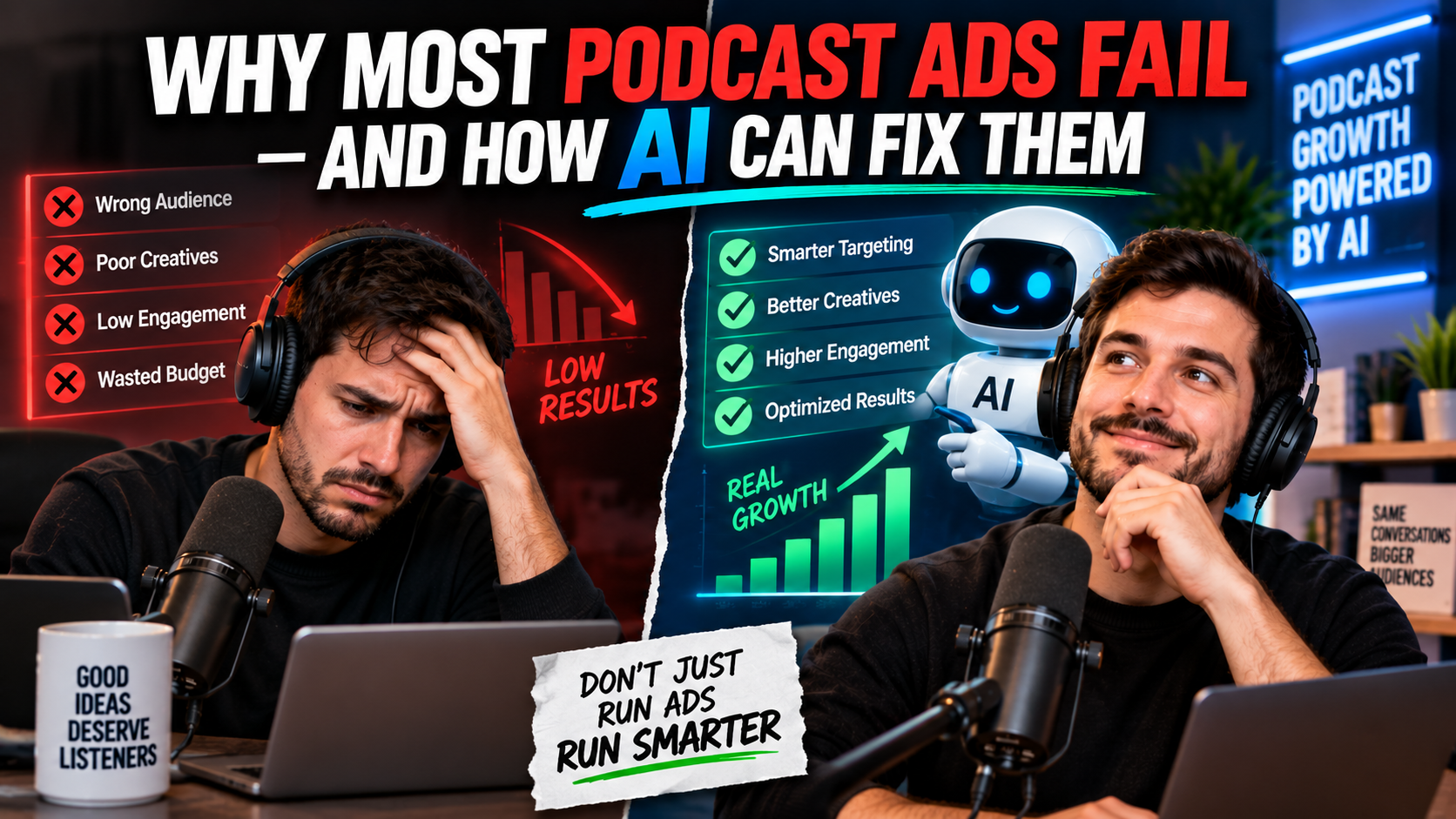 Why Most Podcast Ad Fail and How AI Can Fix Them