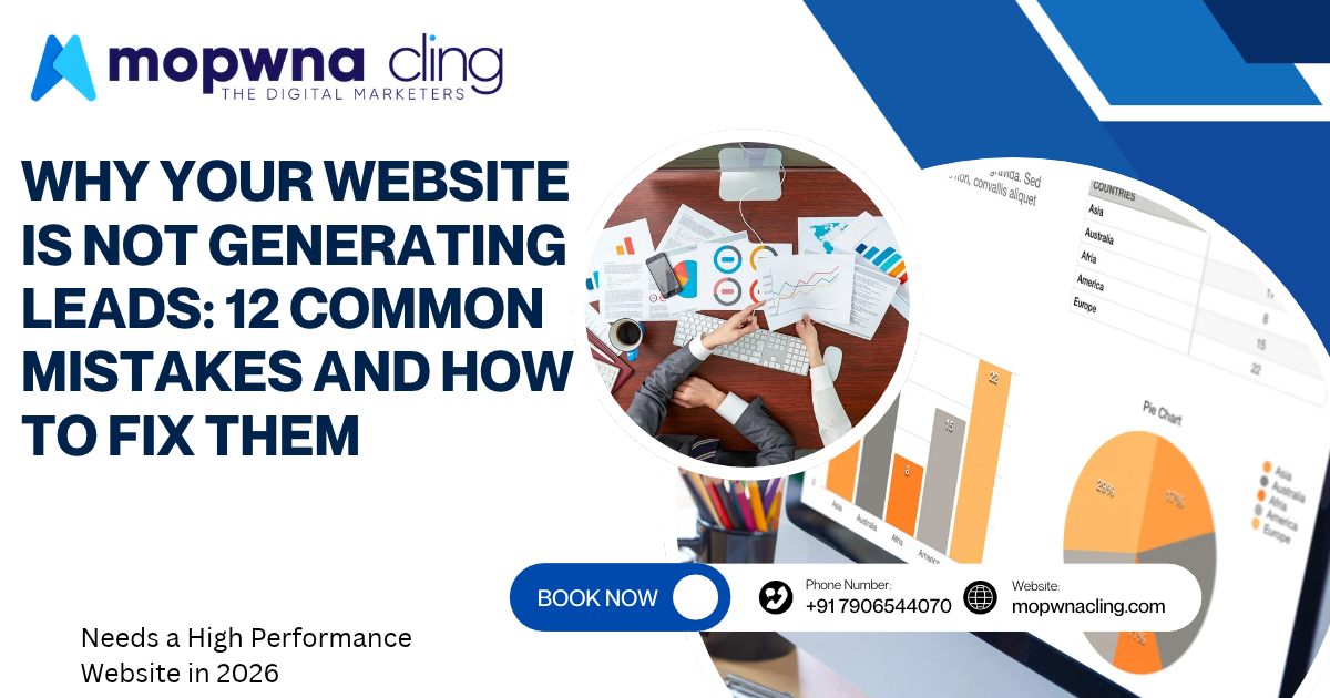 Why Your Website Is Not Generating Leads: 12 Common Mistakes and How to Fix Them