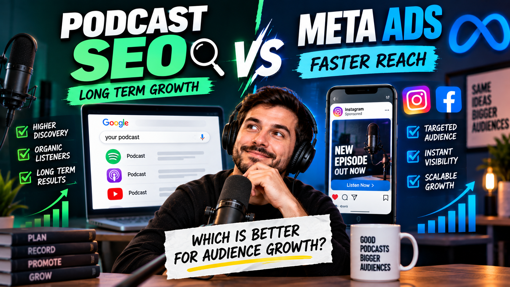 Podcast SEO vs Meta Ad Which Is Better for Audience Growth