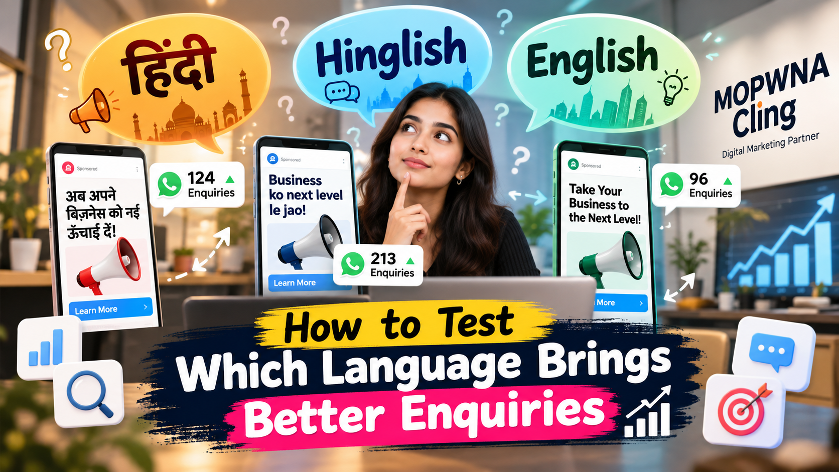Hindi, Hinglish or English: How to Test Which Language Brings Better Enquiries
