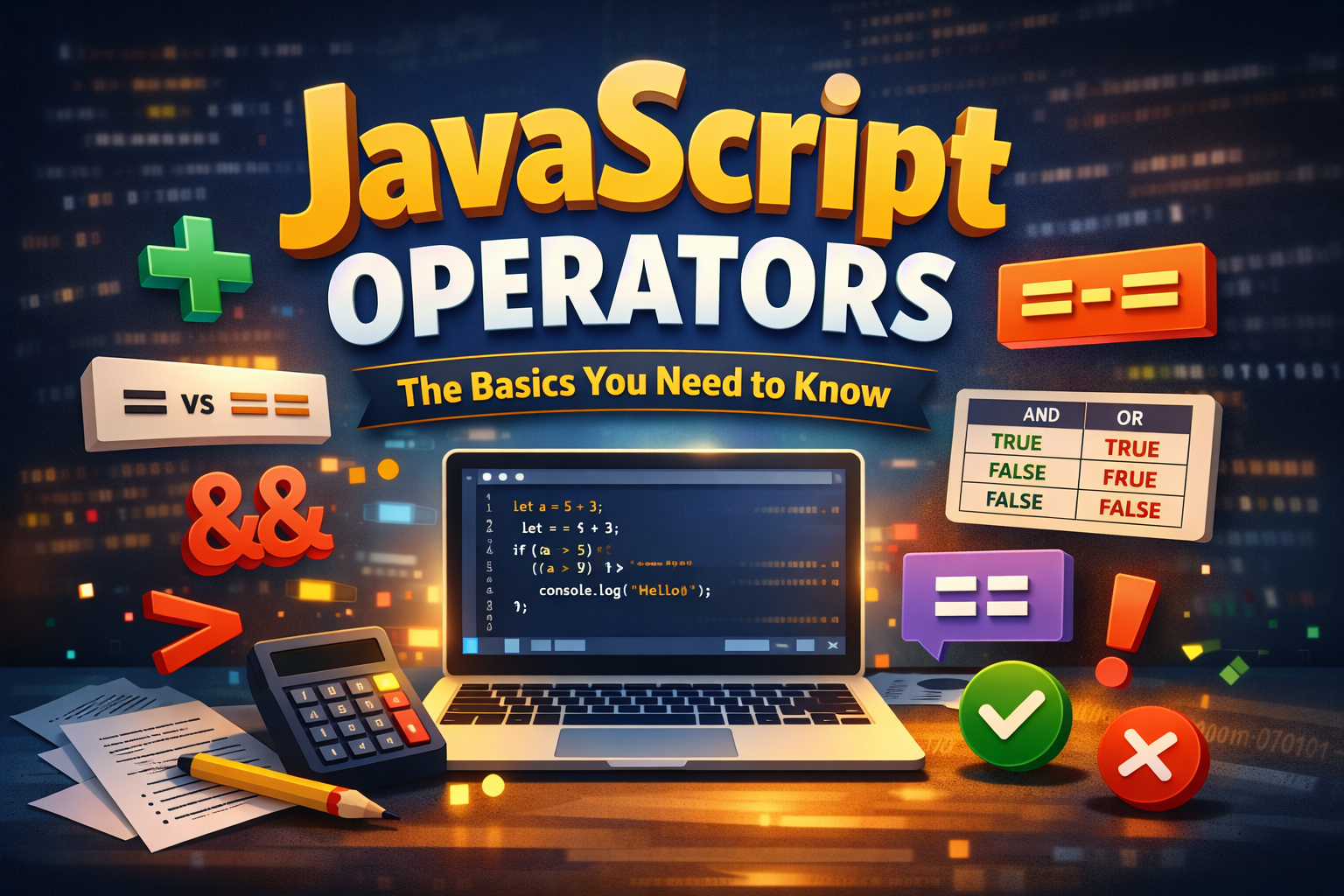 JavaScript Operators: The Basics You Need to Know