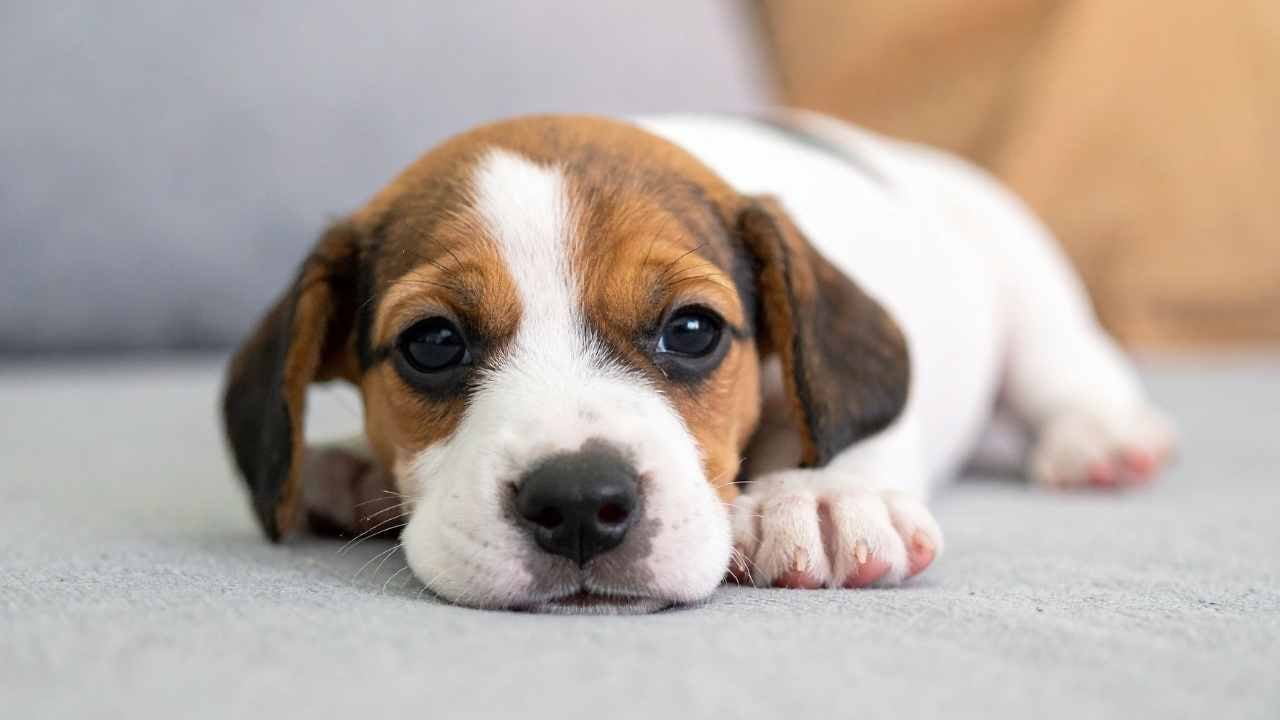 Beagle Yavrusu yatıyor